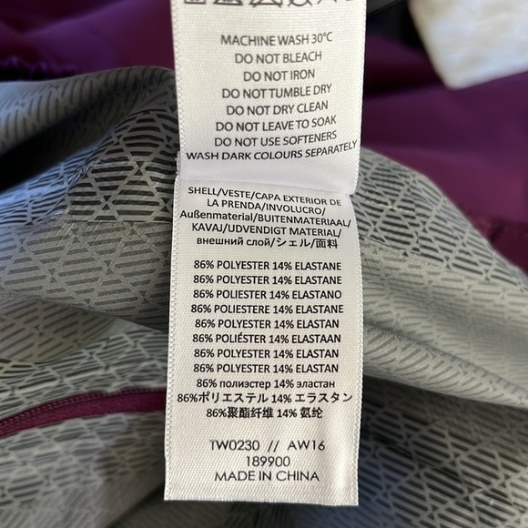 DHB Aeron Women's Waterproof  Winter bloom Jacket in Purple size 16/XL - Picture 10 of 12